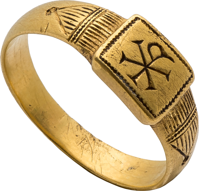 Byzantine Ring with Christogram