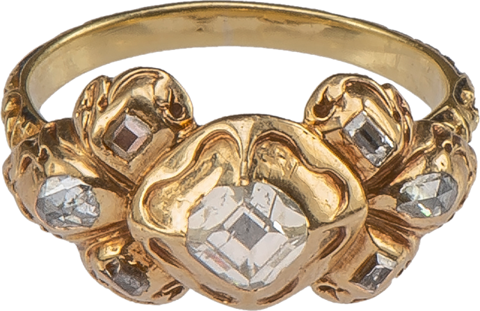 Diamond Cluster Ring