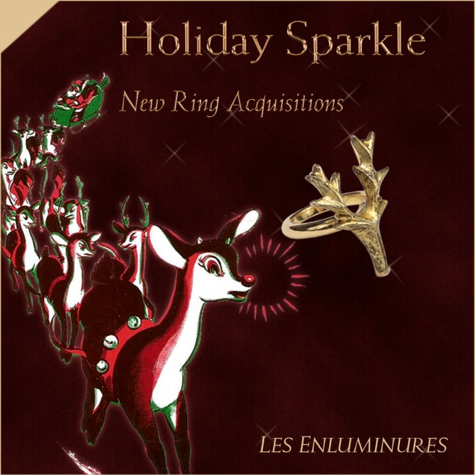Holiday Sparkle, New Ring Acquisitions by Les Enluminures
