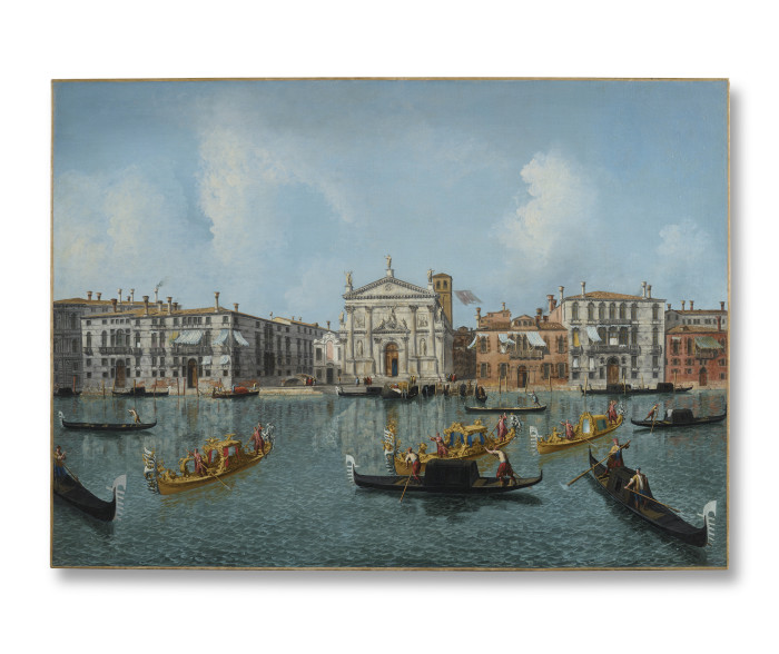 Michele Marieschi, Venice: The Grand Canal with a View of the Church of San Stae, 1730s