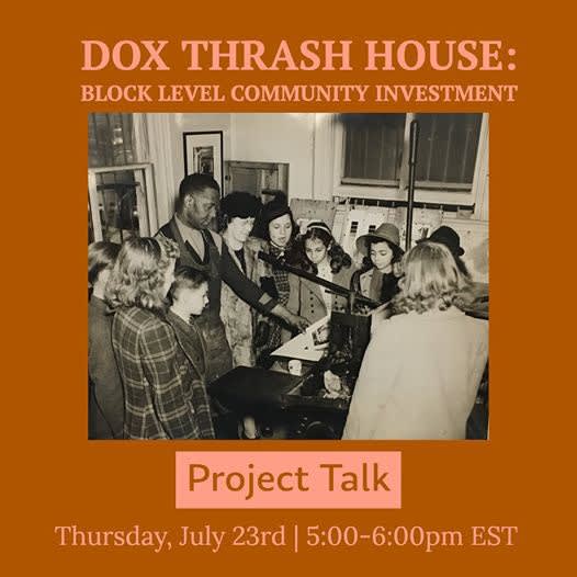 Ron Rumford will speak about Dox Thrash at a Manhattan Graphics presentation on saving the Thrash house