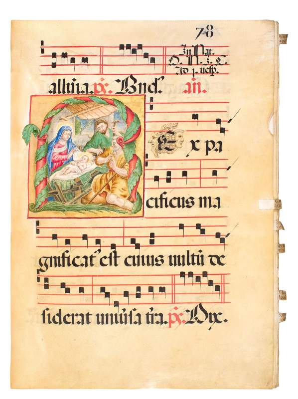 A Formidable Choir Book in its Original Binding, 1550