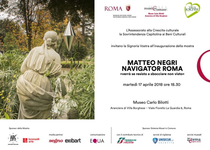 Matteo Negri | Navigator Roma, Museo Carlo Bilotti solo show