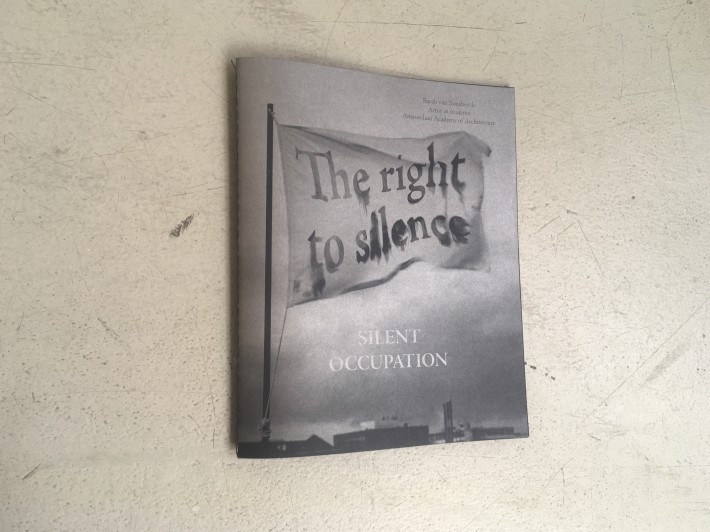 Sarah van Sonsbeeck, The right to silence