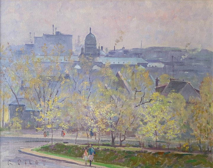 Robert Pilot, View of the Mother House from Westmount