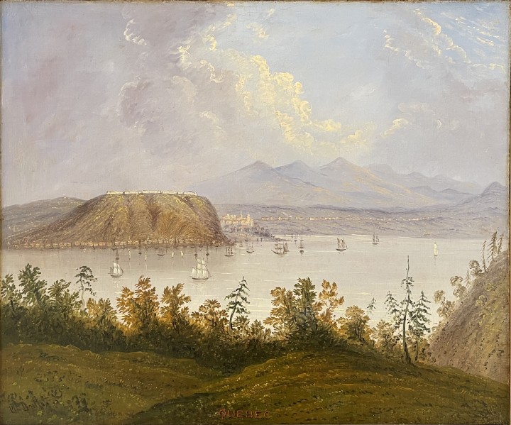William Henry Bartlett Quebec, 1838 (circa) Oil on canvas 20.5 x 24.5 in 52.1 x 62.2 cm