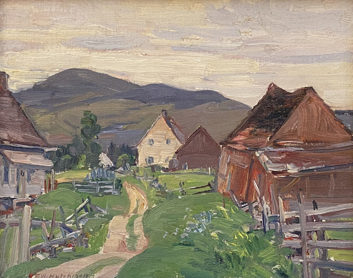 Frederick W. Hutchison Summer, St-Urbain, 1925 (circa) Oil on panel 8 x 10 in 20.3 x 25.4 cm