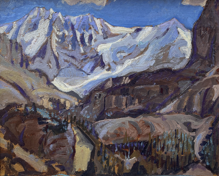 Arthur Lismer Lake O'Hara, Canadian Rockies, 1928 Oil on panel 12 7/8 x 15 3/8 in 32.7 x 39.1 cm