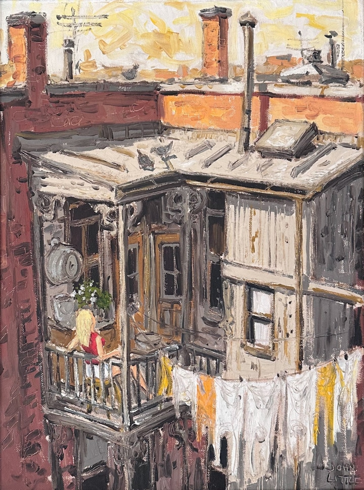 John Little, Tupper Street Girl Drying Hair, 1960 (circa)