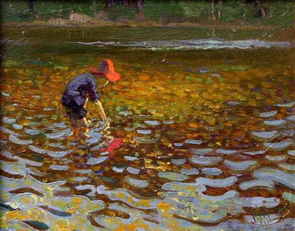 <span class=%22title%22>T.M. in Gull River - T.M. dans la rivière Gull<span class=%22title_comma%22>, </span></span><span class=%22year%22>1911</span>