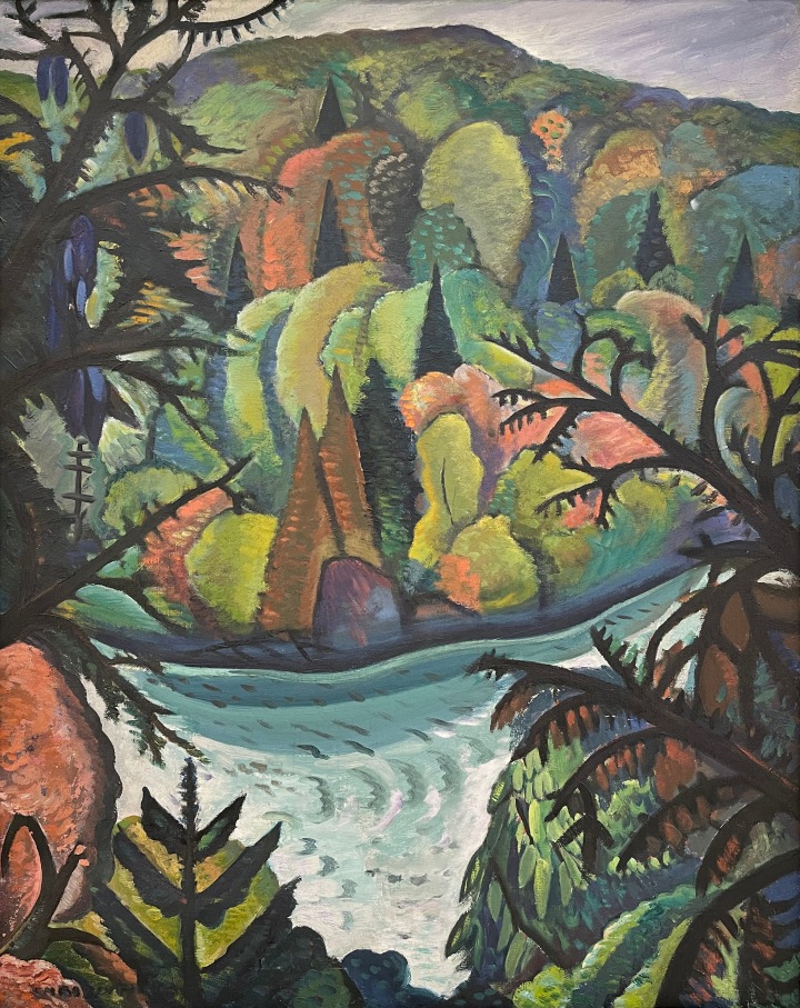 Sarah Robertson Lake Manitou, 1938 (circa) Oil 30 1/4 x 24 in 76.8 x 61 cm