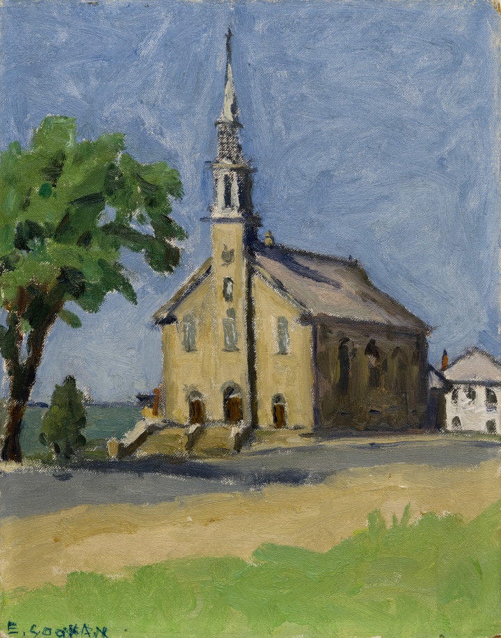 Emily Coonan, Church at Notre-Dame-du-Portage (Near Cacouna)