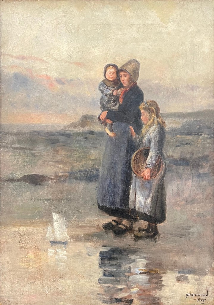 John Hammond, Mother and Children, 1885