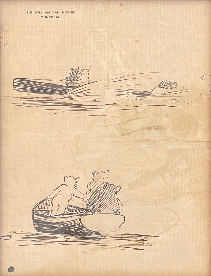 Sir William Cornelius Van Horne Untitled Drawing 10 1/8 x 7 5/8 in 25.7 x 19.4 cm