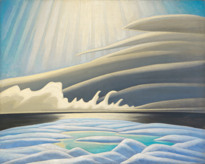 Lawren S. Harris Sun, Fog and Ice, Smith Sound (Arctic Painting IV), 1931 Oil on canvas 40 x 50 in 101.6 x 127 cm