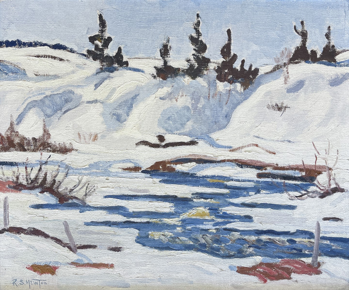 Randolph S. Hewton Spring, Charlevoix Co., 1930 (circa) Oil on canvas 20 x 24 in 50.8 x 61 cm