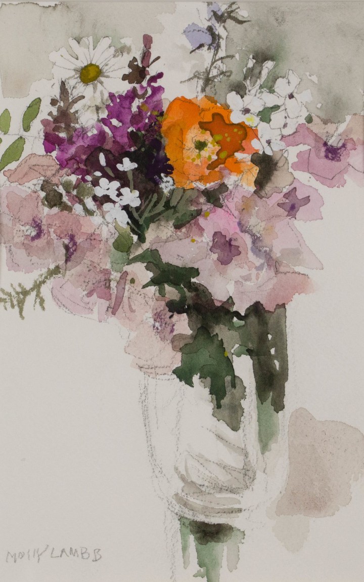 Molly Lamb Bobak Bouquet (2), 1992 Watercolour 9 x 6 in 22.9 x 15.2 cm