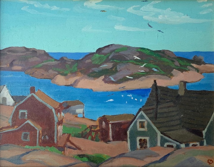 Edwin Holgate, Fishing Village, Mutton Bay, 1932 (circa)