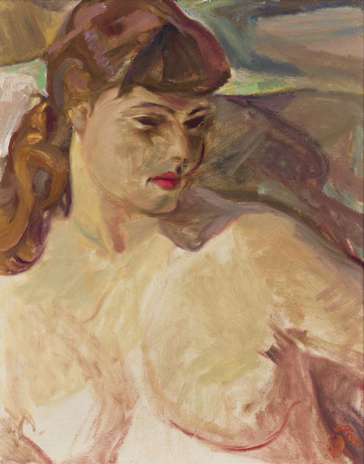 Frederick H. Varley Portrait of Nancy, 1948 (Toronto) Oil on canvas 20 x 16 in 50.8 x 40.6 cm