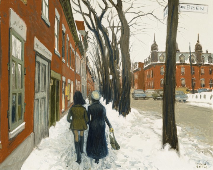 John Little Jeunes Filles, Rue Beaudry, 1970 Oil on canvas 24 x 30 in 61 x 76.2 cm