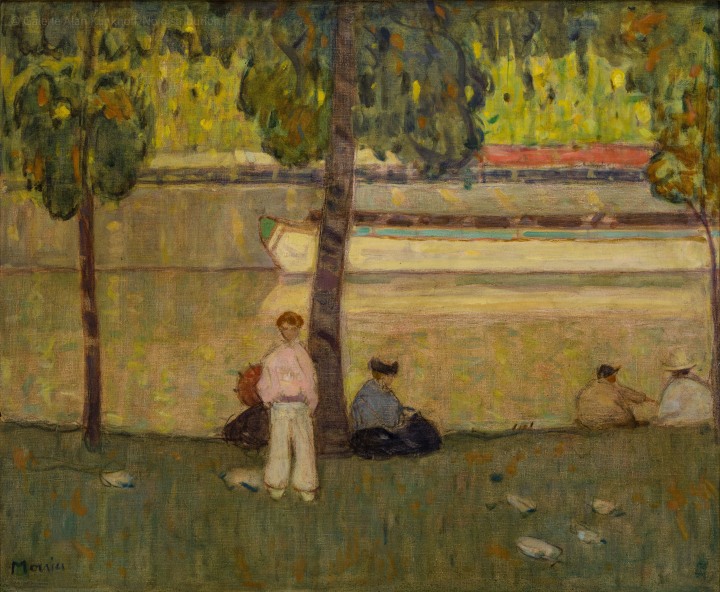 James Wilson Morrice Sunday at Charenton, 1921 (circa) Oil on canvas 23 x 28 in 58.4 x 71.1 cm This work will be included in the James Wilson Morrice Catalogue Raisonné being compiled by Lucie Dorais.