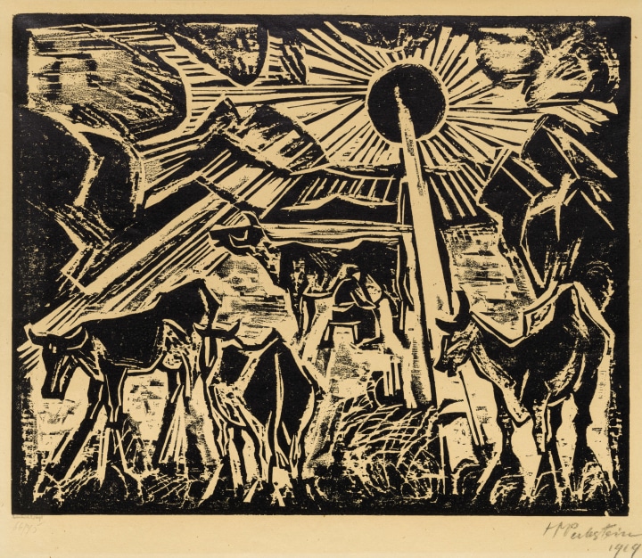 Max Pechstein, Der Abend (The Evening), 1919