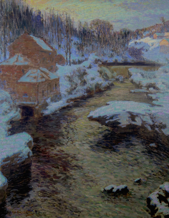 <span class=%22title%22>Magog River, Winter - La Rivière Magog en hiver<span class=%22title_comma%22>, </span></span><span class=%22year%22>1913</span>