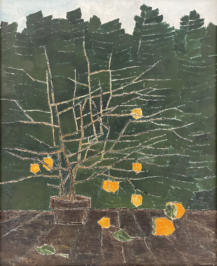 Kazuo Nakamura Autumn: Still Life, 1957 Oil on panel 29 x 24 in 73.7 x 61 cm