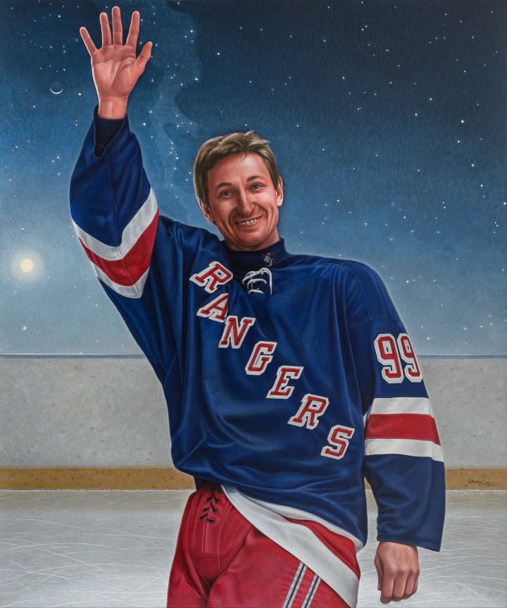 Ken Danby The Great Farewell, 2001 Acrylic on canvas 54 x 45 in 137.2 x 114.3 cm