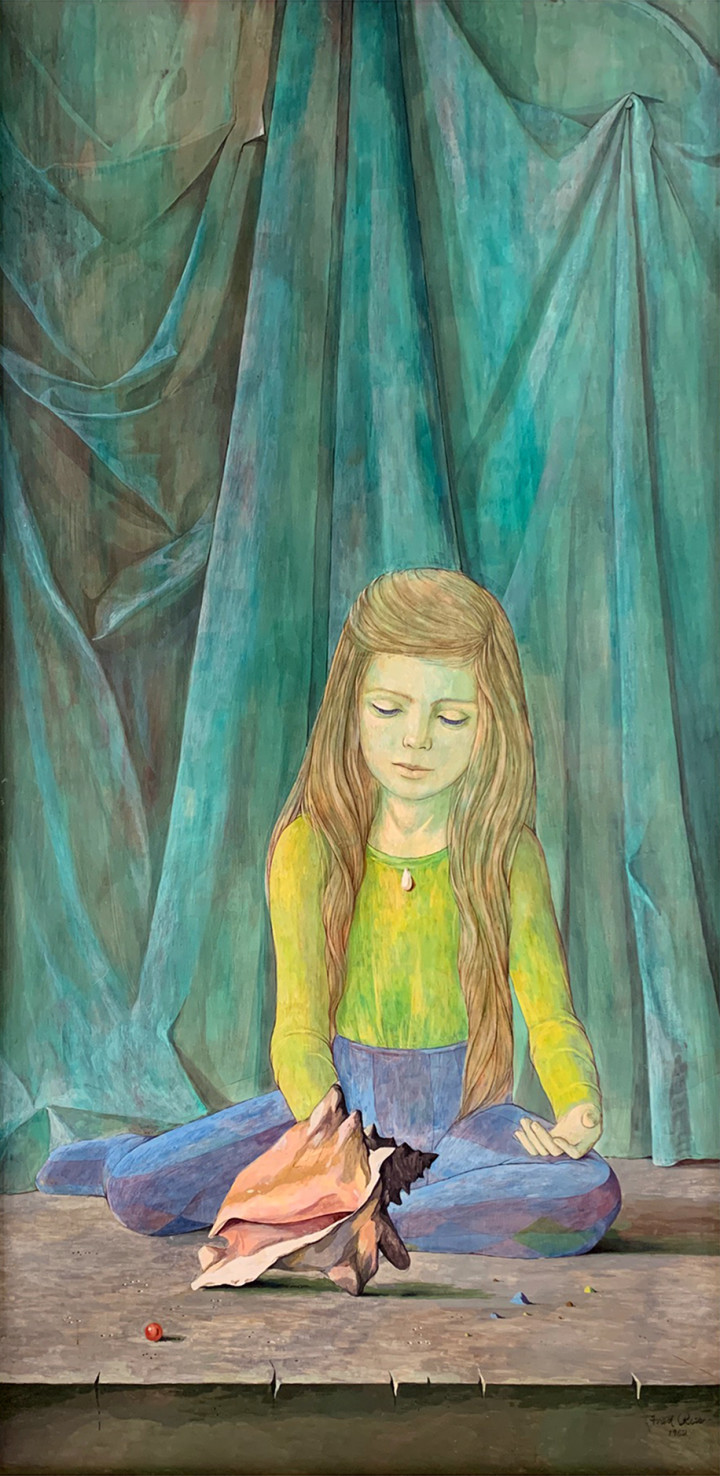 Fred Ross, Girl with Seashell, 1962