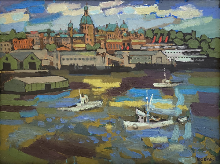 Bruno Bobak Victoria, 1968 Oil on canvas 30 1/4 x 40 1/4 in 76.8 x 102.2 cm