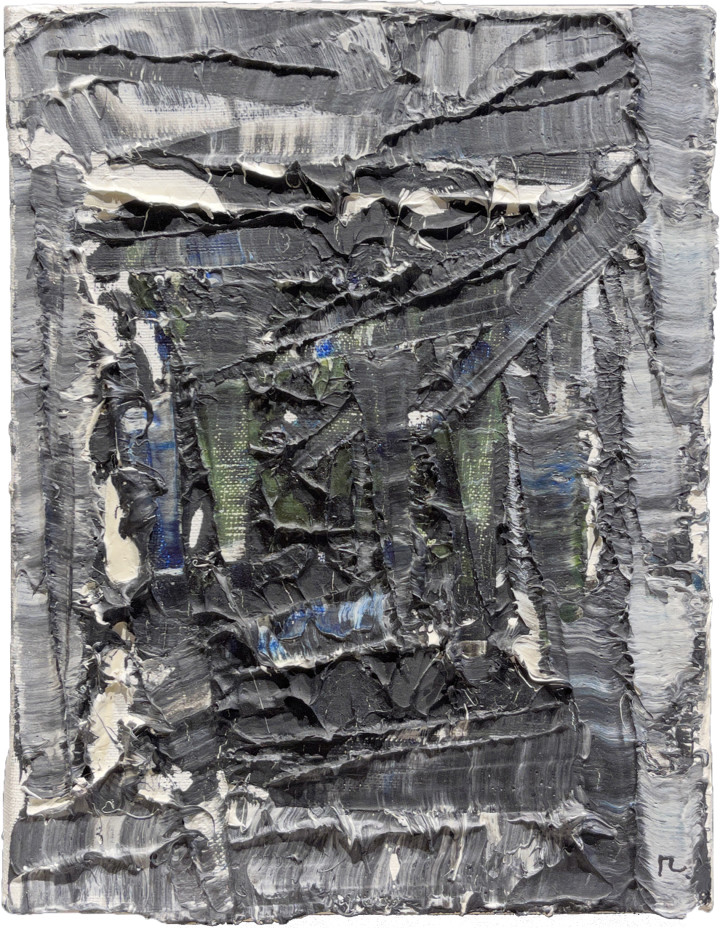 Jean Paul Riopelle Untitled (PM44), 1978 Oil on canvas 9 1/2 x 7 1/2 in 24.1 x 19.1 cm This painting is included in the Jean Paul Riopelle Catalogue Raisonné complied by Yseult Riopelle, Vol. 5: p. 286.