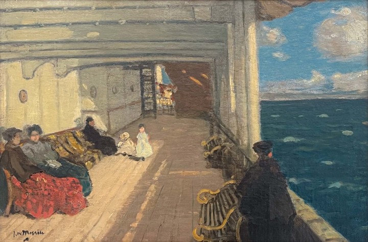 James Wilson Morrice En pleine mer, 1903-04 Oil on canvas 15 x 23 in 38.1 x 58.4 cm This work is included in the James Wilson Morrice Catalogue Raisonné being compiled by Lucie Dorais.
