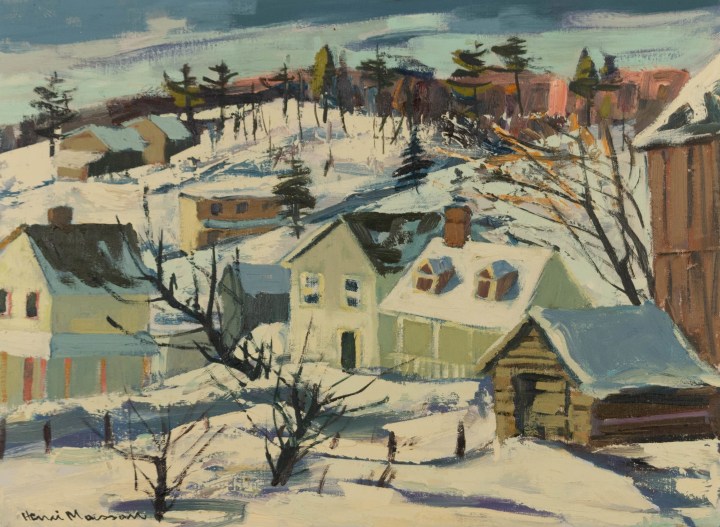 Henri L. Masson Perkins, Quebec Oil on canvas 16 x 20 in 40.6 x 50.8 cm