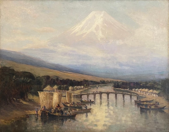 John Hammond Fuji, Japan, 1904 Oil on canvas board 30 x 38 in 76.2 x 96.5 cm
