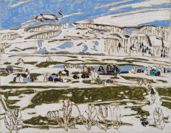 David Milne, White Cloud, Boston Corners, 1918