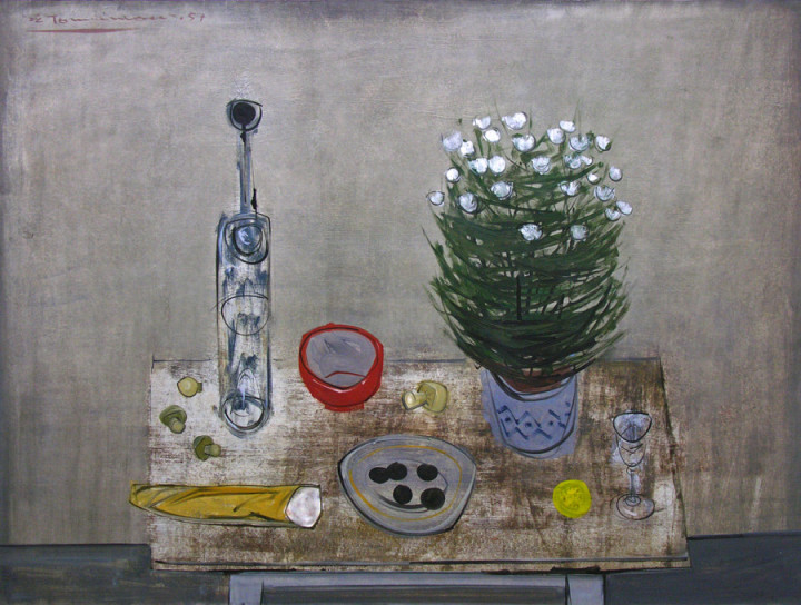 <span class=%22title%22>Still Life with Black Olives - Nature morte aux olives noires<span class=%22title_comma%22>, </span></span><span class=%22year%22>1957</span>