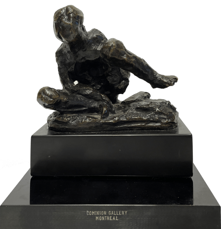 Auguste Rodin Homme Accroupi C Cast No. 2 in an edition of 12 , 1890-1900 (circa); cast 1963-1968 Bronze - Cast 2 of 12 5 x 6 3/4 x 4 in 12.7 x 17.1 x 10.2 cm Conceived circa 1890-1900. This edition of 12 cast under the supervision of Musée Rodin by Georges Rudier Fondeur, Paris, between 1963 and 1968.