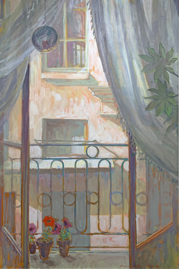 Joseph Plaskett View from a Window, 1976 - 1978 Oil on canvas 39 1/4 x 25 1/2 in 99.7 x 64.8 cm