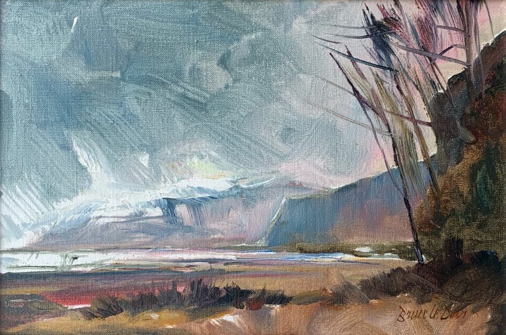 Bruce LeDain, Cap-aux-Corbeaux, Charlevoix, Que., 1988 (April)