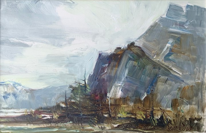 Bruce LeDain, May Morning, Mt. Rundle, Banff, Alberta, 1980