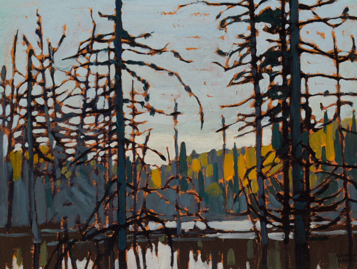 Lawren S. Harris Algoma (Beaver Swamp), 1920 Oil on wood 10 1/2 x 14 in 25.4 x 35.6 cm