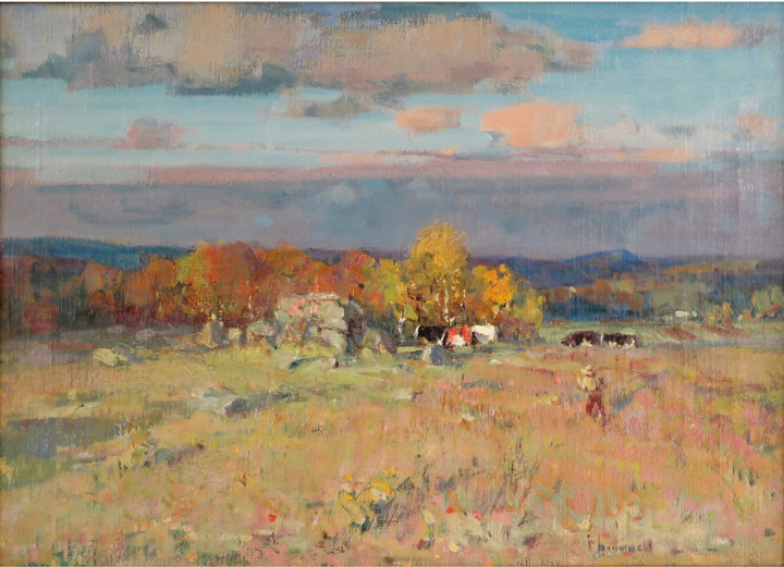Franklin Brownell Autumn, 1903 (circa) Oil on canvas 16 x 22 1/4 in 40.6 x 56.5 cm