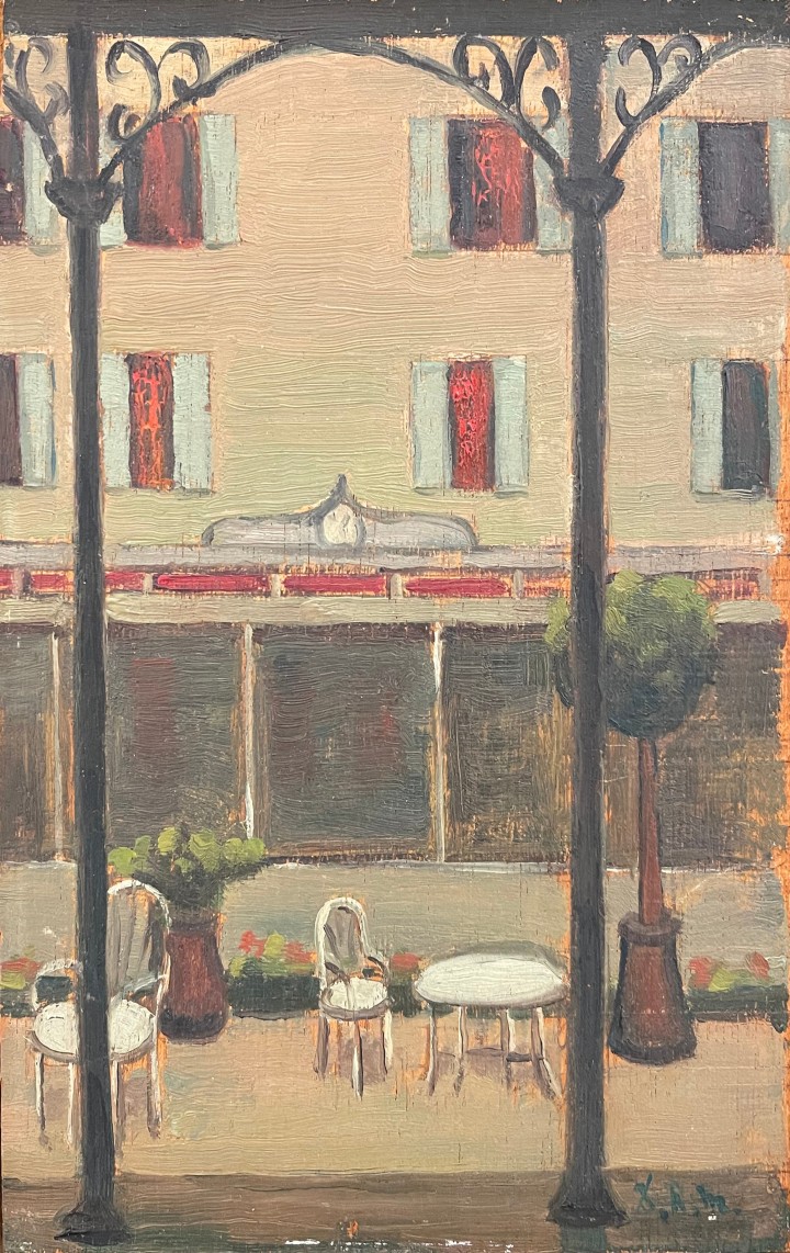 David R. Morrice Paris, 1947 (probably) Oil on panel 8 1/4 x 6 in 21 x 15.25 cm