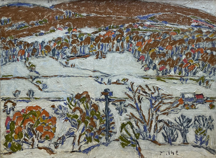 David Milne Copake Hillside, 1922 (10-17 November) Oil on canvas 12 x 16 in 30.5 x 40.6 cm