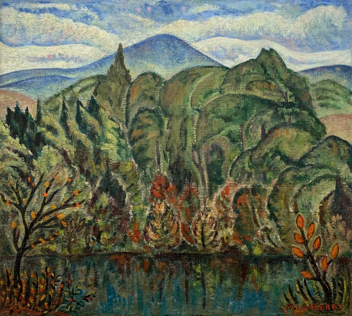 Mabel Lockerby The Mountain Oil on canvas 25 x 27 in 63.5 x 68.6 cm