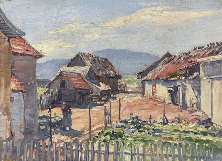 Frederick W. Hutchison, Barns, Baie St. Paul, 1927