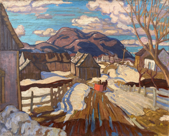 A.Y. Jackson Early Spring, Quebec, 1926 Oil on canvas 24 x 32 in 61 x 81.3 cm