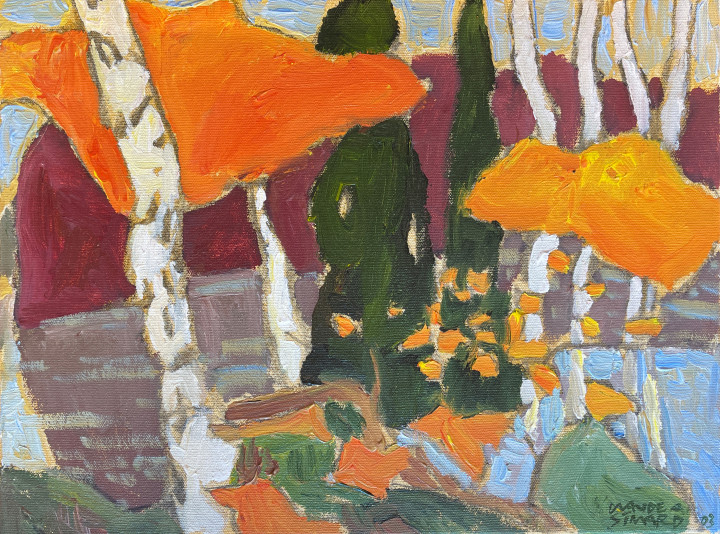 Claude A. Simard Cedar's Pass, 2003 Acrylic on canvas 12 x 16 in 30.5 x 40.6 cm