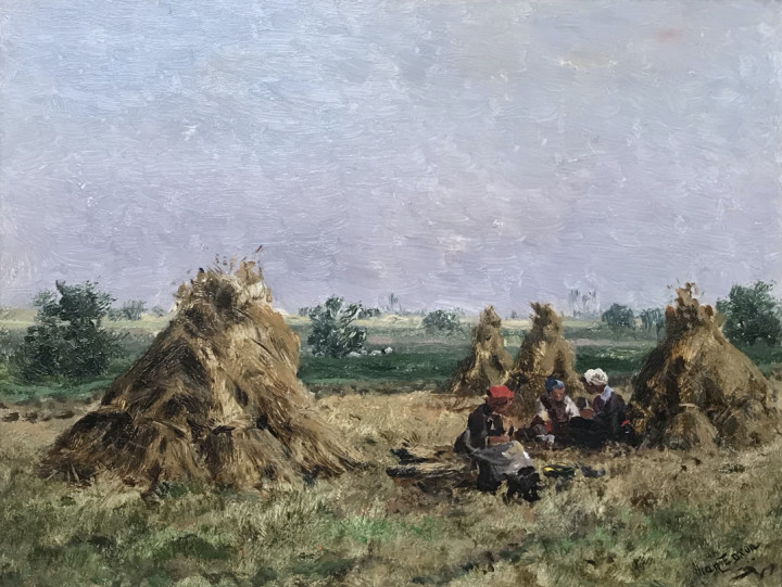 Allan Edson Wheat Field, 1880 (circa) Oil on panel 10 x 13 in 25.4 x 33 cm